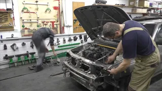 Замена телевизора на ВАЗ 2110. Body repair after an accident.