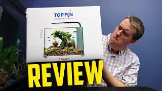 Petsmart Top Fin 5 Gallon Glass Aquarium $49.99 Unboxing Review!