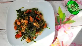 ПРОСТОЙ И ОЧЕНЬ ВКУСНЫЙ САЛАТ ИЗ МОРСКОЙ КАПУСТЫ И ПОМИДОРОВ