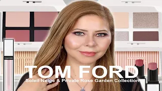 TOMFORD HOLIDAY 2023 / SOLEIL NEIGE & PRIVATE ROSE GARDEN / REVIEW/ SWATCHES/DEMO