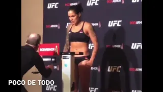 Amanda Nunes UFC 245 weigh-in