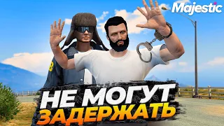 ТРИЖДЫ НЕ СМОГ ЗАДЕРЖАТЬ ЗА УГОНКУ В МАШИНЕ НА MAJESTIC GTA 5 RP