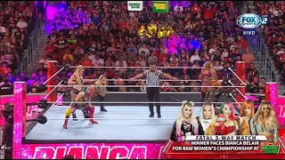 Alexa Bliss Vs Liv Morgan Vs Becky Lynch Vs Asuka - WWE Raw Español: 20/06/2022