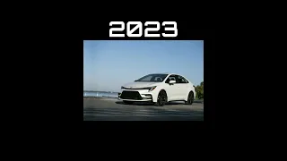 Evolution Of Toyota Corolla (1966-2023)#evolution #toyota #toyotacorolla #evolutionofcars55 #upx