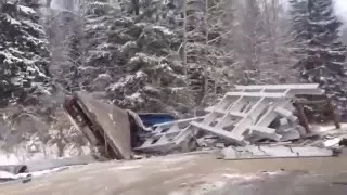 ДТП под Шексной. Авария перед Шексной трасса Новая Ладога 10.01.2016