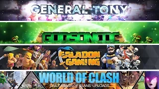 Top 10 Clash of Clans YouTubers! (Must Watch)