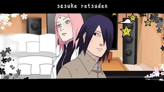 sasuke retsuden+alguns prisioneiros react a sasuke e sakura(sasusaku) #sasusaku