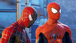 Peter Transform His MOD Raimi Symbiote Suit in Spider-Man Remastered PC