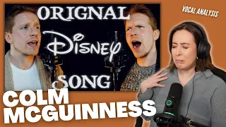 Colm McGuinness - Original Disney Song "Where I Belong" | Vocal Coach Reacts (& Analysis)