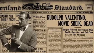 Rudolph Valentino's funeral