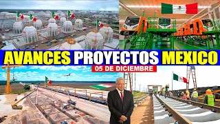 MIRA ASI ESTAN QUEDANDO LOS MEGA PROYECTOS DE MEXICO TREN MAYA, REFINERIA OLMECA, METRO CDMX Y PRESA