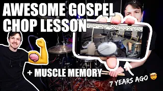 Awesome Gospel Chop Lesson + Muscle Memory On Drums