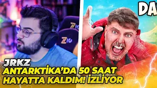 JRKZ - "Antarktika’da 50 Saat Hayatta Kaldım" İzliyor | MrBeast