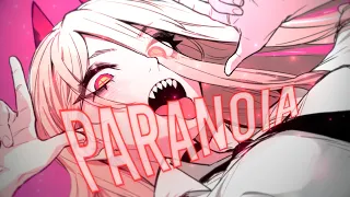 Nightcore - PARANOIA (Lyrics)