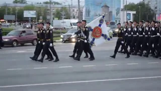 Марш воинов 336-ой отдельной бригады морской пехоты Балтийского флота в Коломне. 9.05.2019 г.