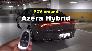 2022 Hyundai Azera Hybrid POV interior and exterior