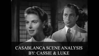 Casablanca Scene Analysis
