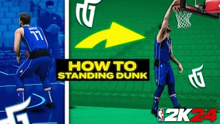 Glitchy Stand Dunk in 2K24