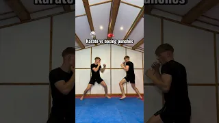 Karate vs boxing PUNCHES👊