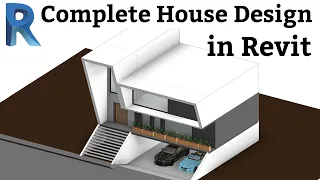 Modern House in Revit Tutorial [Complete] | Revit 2019