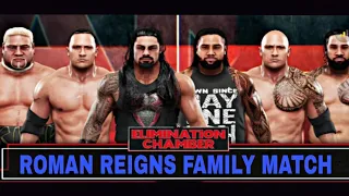 ROMAN REIGNS FAMILY ELIMINATION CHAMBER WWE 2K19 ! WWE 2K19 ANOA'i FAMILY MATCH !