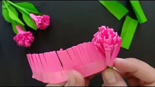 Cara membuat bunga yang cantik dari kertas origami