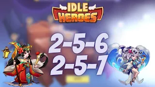 IDLE HEROES - CAMPAIGN STAGES 2-5-6 AND 2-5-7