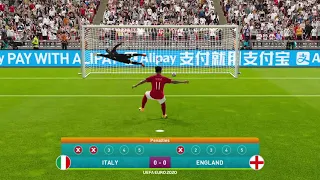 ITALY vs ENGLAND PENALTIES EURO 20 FINAL Penalty Shootout