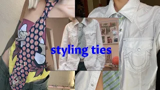 21 ways to style a tie