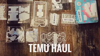 My Temu haul— Die cut demo