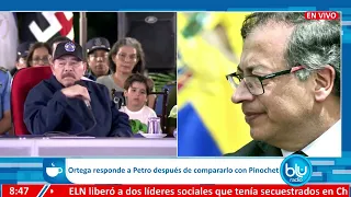 Daniel Ortega arremetió contra Gustavo Petro: lo calificó de "basura" y "traidor"