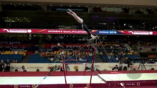 RYAN Charlotte (NZL) - 2018 Artistic Worlds, Doha (QAT) - Qualifications Uneven Bars