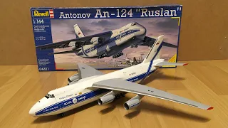Assembly/ Revell 1/144 scale Antonov An124 Ruslan/ Volga Dnepr/ Zocker J