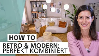 Retro & Modern ☯️ So richtest du dein Wohnzimmer mit Gegensätzen zeitlos ein | INTERIYEAH!