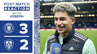 “Our fans were unbelievable” | Mateo Joseph | Chelsea 3-2 Leeds United