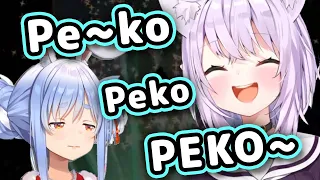 Okayu's Pekora Voice Sounds Kinda Accurate 【ENG Sub/Hololive】