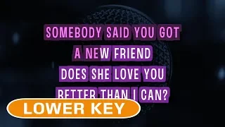 Dancing On My Own (Karaoke Lower Key) - Calum Scott