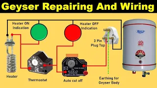Water Geyser Wiring and Repairing in Hindi | Geyser Electrical Connection | Electrical Technician