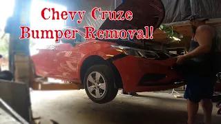 2016-2019 Chevrolet Cruze Front Bumper Removal!!