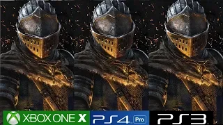 Dark Souls Remastered - Xbox One X vs PS4 Pro vs PS3 Graphics Comparison, Including Blighttown