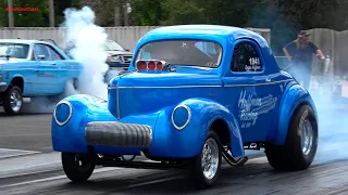 Nostalgia Gassers Racing Association at Cordova Dragway Fueling the Past