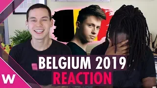 Belgium | Eurovision 2019 reaction video | Eliot "Wake Up"