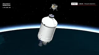 Peregrine Lunar Lander deployment