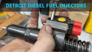 Detroit Diesel Injectors - building and testing
