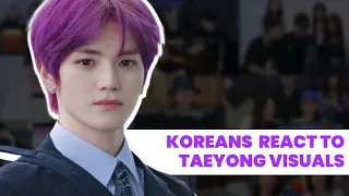 KOREANS REACT TO TAEYONG VISUALS COMPILATION (+ IDOLS)