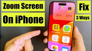 How to Fix iPhone Stuck in Zoom Mode/Unlock iPhone in Zoom Mode - 15 Pro, 15 Pro Max