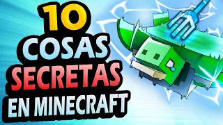 ✅ 10 Cosas SECRETAS Que Puedes Hacer en Minecraft