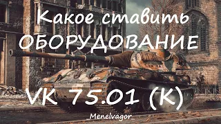 Какое ставить оборудование на VK 75.01 (K)