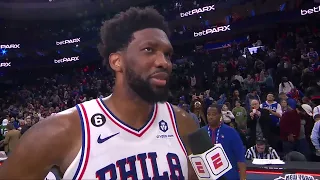 Joel Embiid on not being an All-Star starter | January 28, 2023