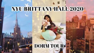 NYU'S BEST FRESHMAN DORM | Brittany Hall dorm tour 2020